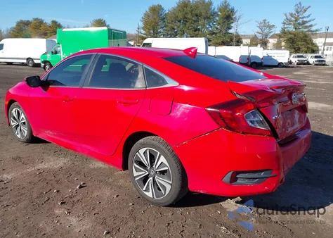 2018 Honda Civic Ex-L z USA, uszkodzony, nr VIN 2HGFC1F79JH644722